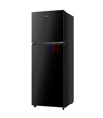Hisense fridge 205 litres frost Black double door