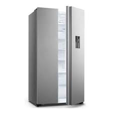 Hisense Fridge 518L Non frost silver side by side with water dispenser silver