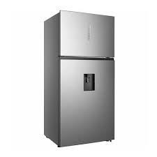 Hisense Fridge 496L Non frost double Door with dispenser silver