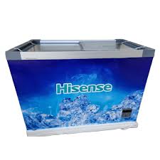 Hisense Chest Freezer 301L Glass Door
